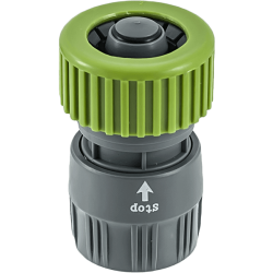 Бърза връзка PVC, за градински маркучи със стоп