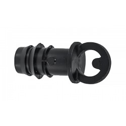 Крайна тапа 16мм оребрена