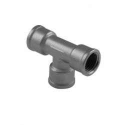 Тройник с вътрешни резби месинг