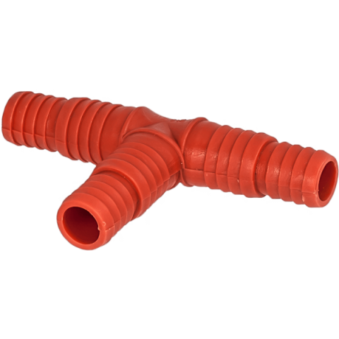 Тройник уребрен